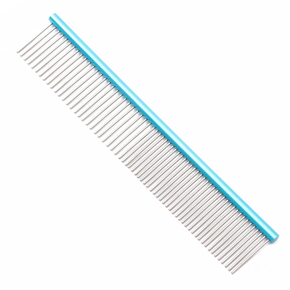 Fandszms | Stainless Steel Pet Grooming Comb for Dog and Cat Shedding Removal