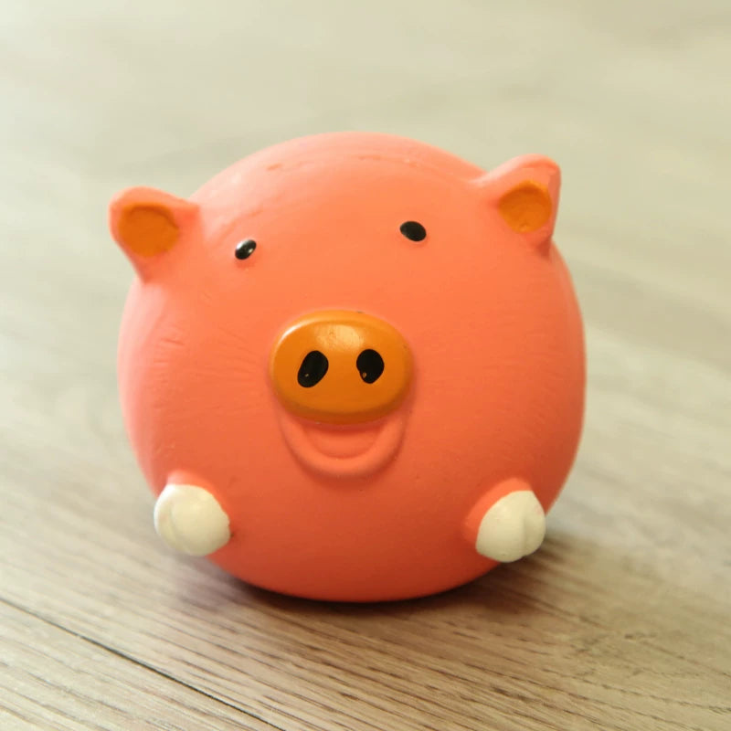 Fandszms | Puppy Squeaky Chew Toy Made of Natural Latex for Daily Play