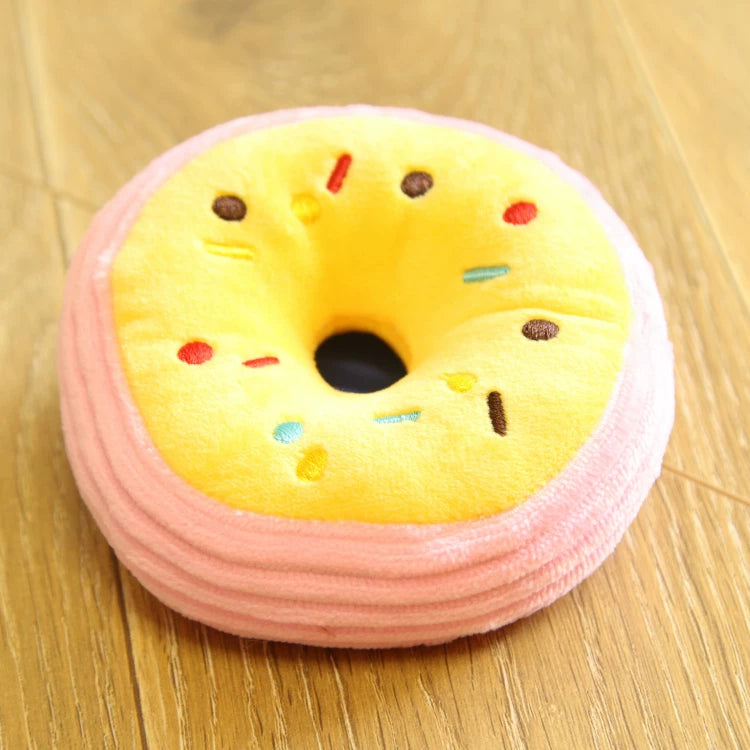 Fandszms | Plush Squeaky Dog Toys with Afternoon Tea Style for Small Dogs