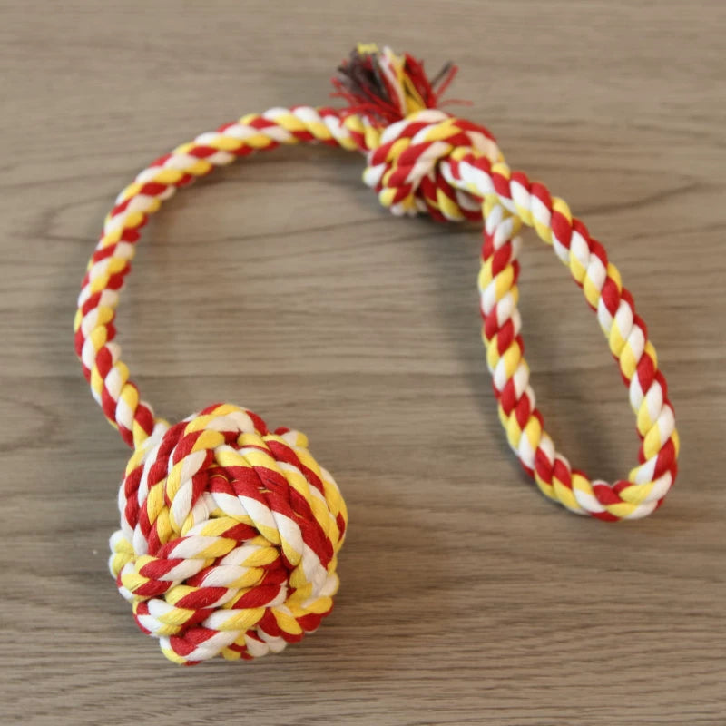 Fandszms | Cotton Rope Dog Toys with Vegetable and Fruit Design for Small Dogs