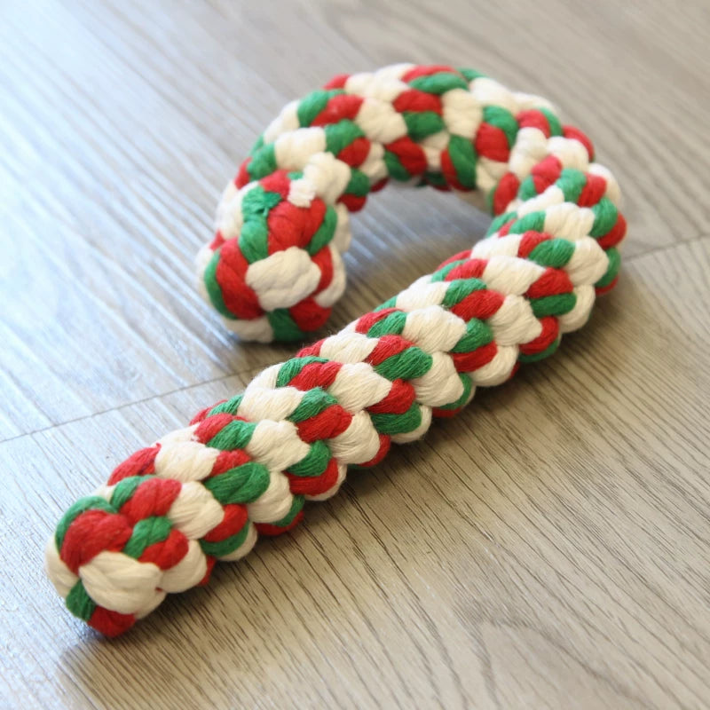 Fandszms | Cotton Rope Dog Toys with Vegetable and Fruit Design for Small Dogs