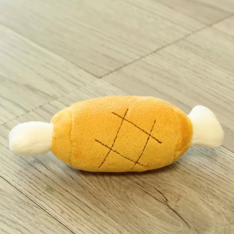 Fandszms | Plush Squeaky Dog Toys with Afternoon Tea Style for Small Dogs