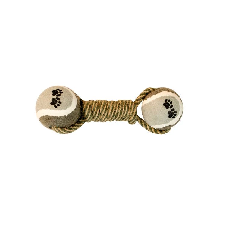 Fandszms | Rope Dumbbell Dog Toy for Large Dog Interactive Play