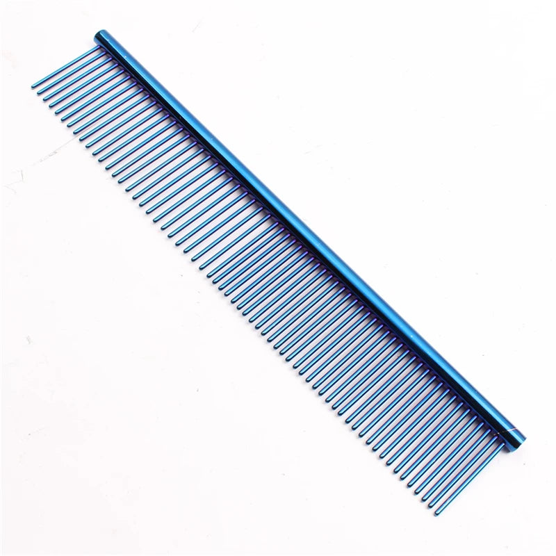 Fandszms | Stainless Steel Pet Grooming Comb for Dog and Cat Shedding Removal