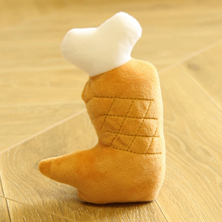 Fandszms | Plush Squeaky Dog Toys with Afternoon Tea Style for Small Dogs