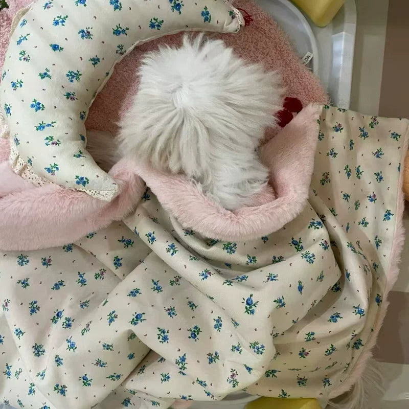 Fandszms | Soft Pet Pillow for Puppies and Small Pets Indoor Sleep