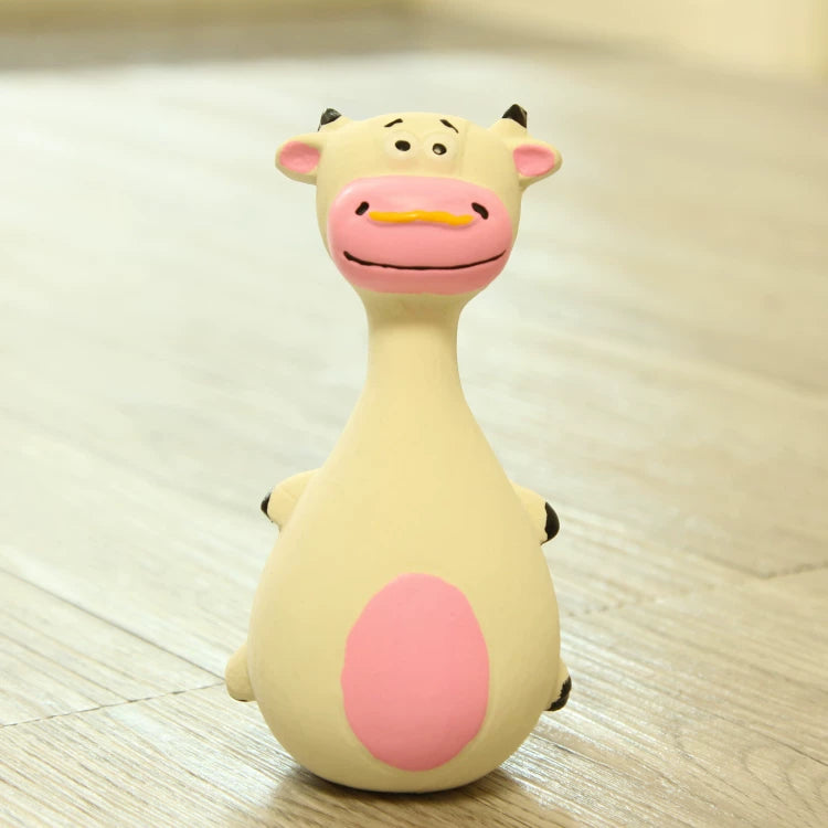 Fandszms | Puppy Squeaky Chew Toy Made of Natural Latex for Daily Play