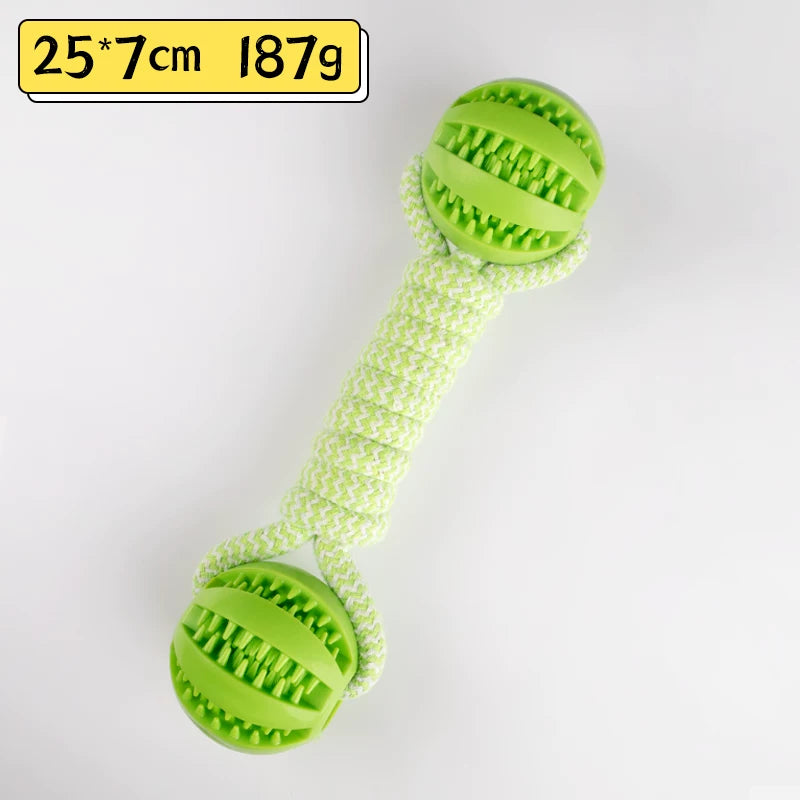 Fandszms | Rope Dumbbell Dog Toy for Large Dog Interactive Play