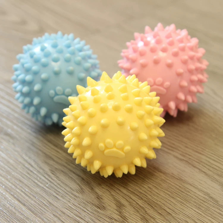 Fandszms | TPR Dog Chew Toy with Cotton Rope Knot for Small Dogs and Puppies