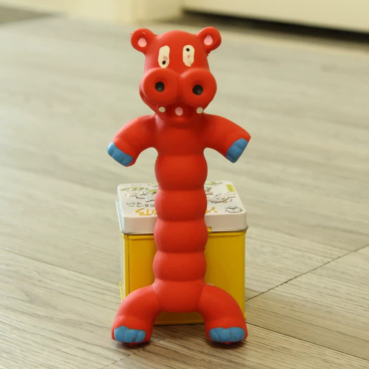 Fandszms | Puppy Squeaky Chew Toy Made of Natural Latex for Daily Play