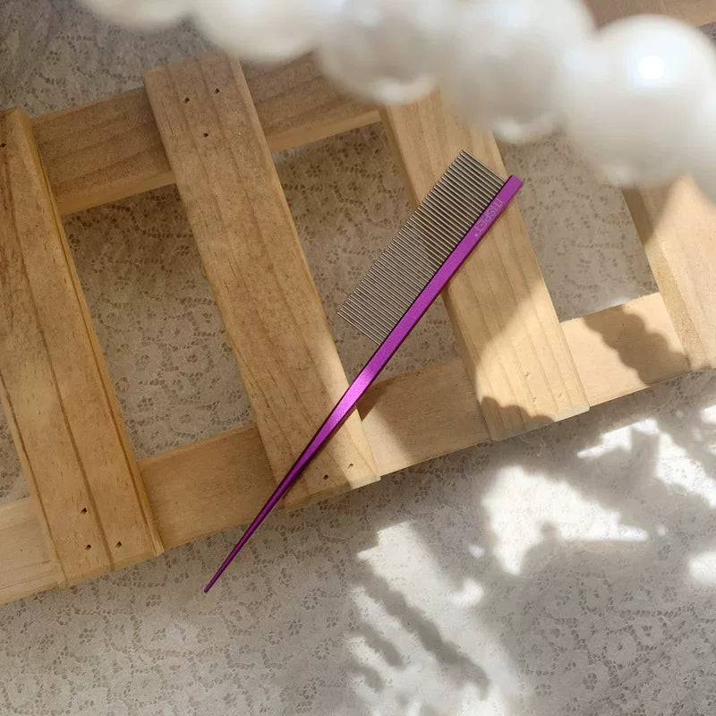 Fandszms | Pet Hair Demarcation Comb for Grooming, Styling, and Sectioning