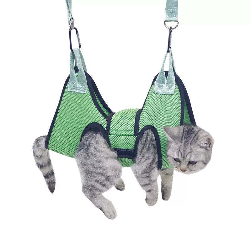 Fandszms | Pet Grooming Hammock Bag for Cat and Dog Nail Trimming and Grooming