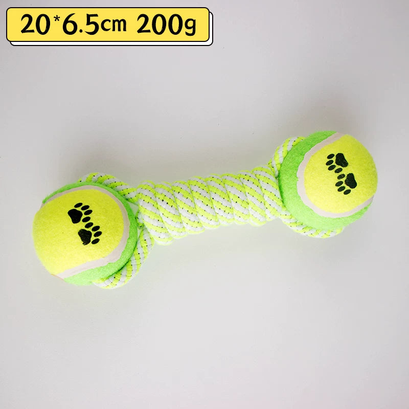 Fandszms | Rope Dumbbell Dog Toy for Large Dog Interactive Play