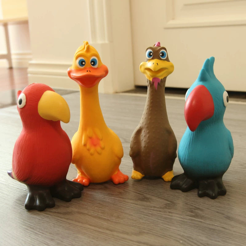 Fandszms | Puppy Squeaky Chew Toy Made of Natural Latex for Daily Play