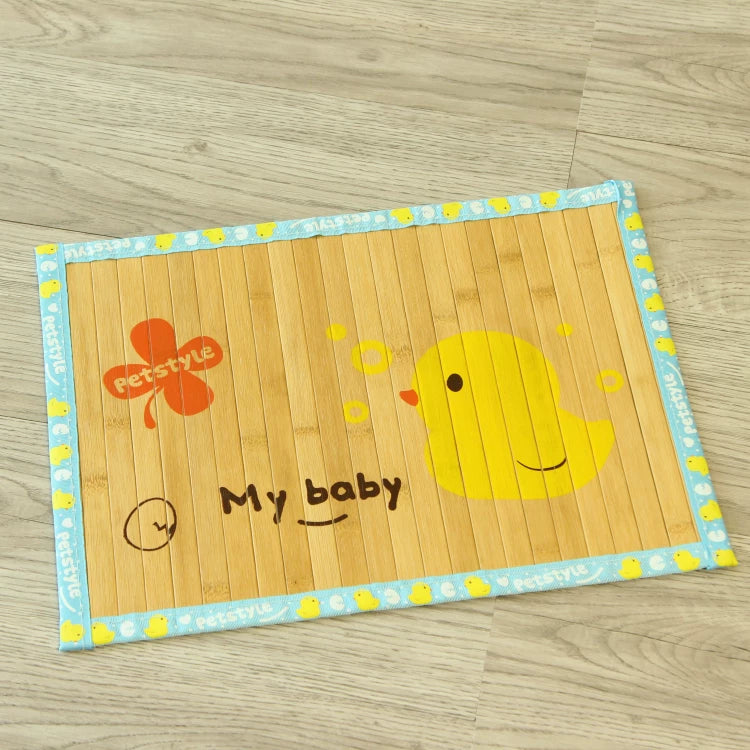 Fandszms | Bamboo Charcoal Cooling Pet Mat for Dogs and Cats Summer Sleeping Pad