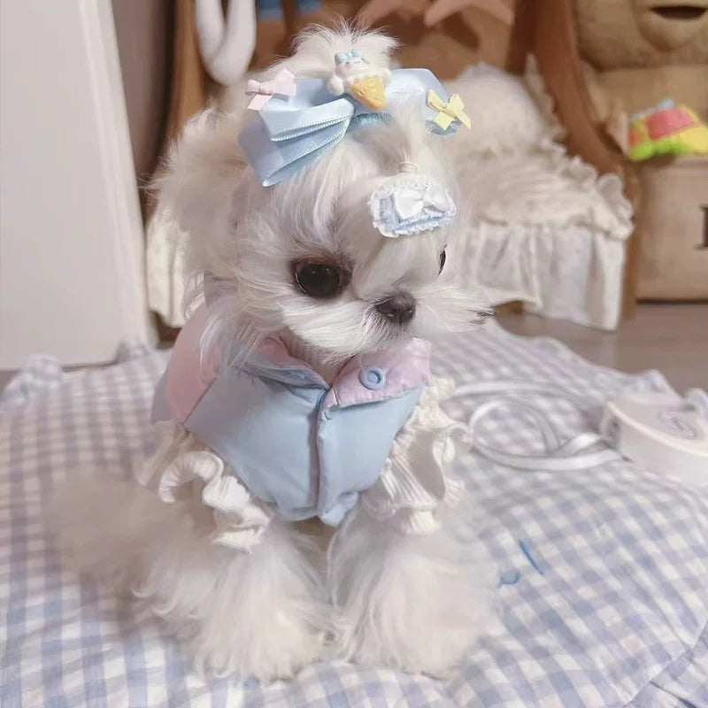 Fandszms | Extra Small Dog Winter Vest Jacket for Daily Wear