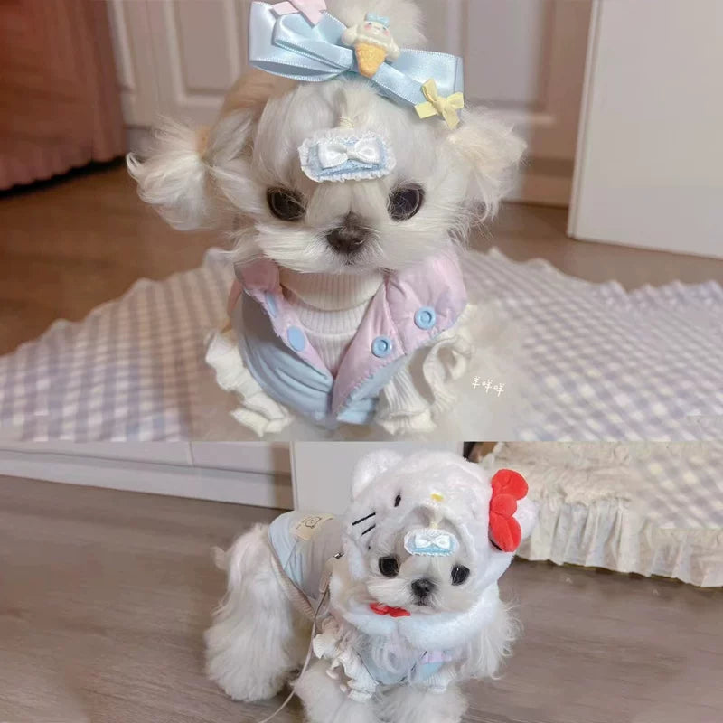 Fandszms | Extra Small Dog Winter Vest Jacket for Daily Wear