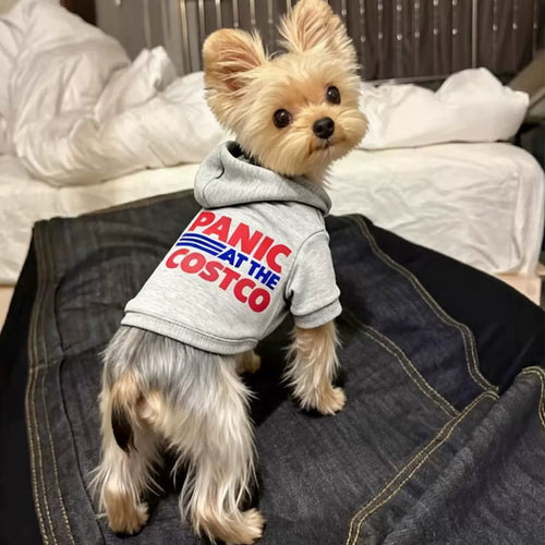 Fandszms | Soft Puppy Hoodie Sweatshirt for Small Dogs Cold Weather