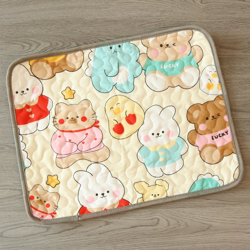 Fandszms | All Season Cotton Pet Sleeping Mat for Dogs and Cats Indoor Use