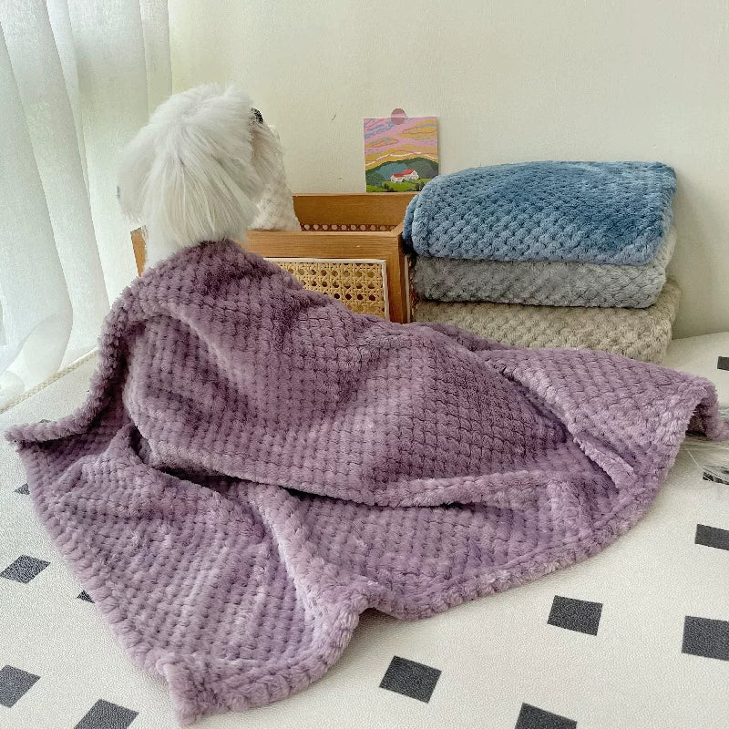 Fandszms | Soft Pet Quilt Blanket for Small Dogs Puppy Winter Use