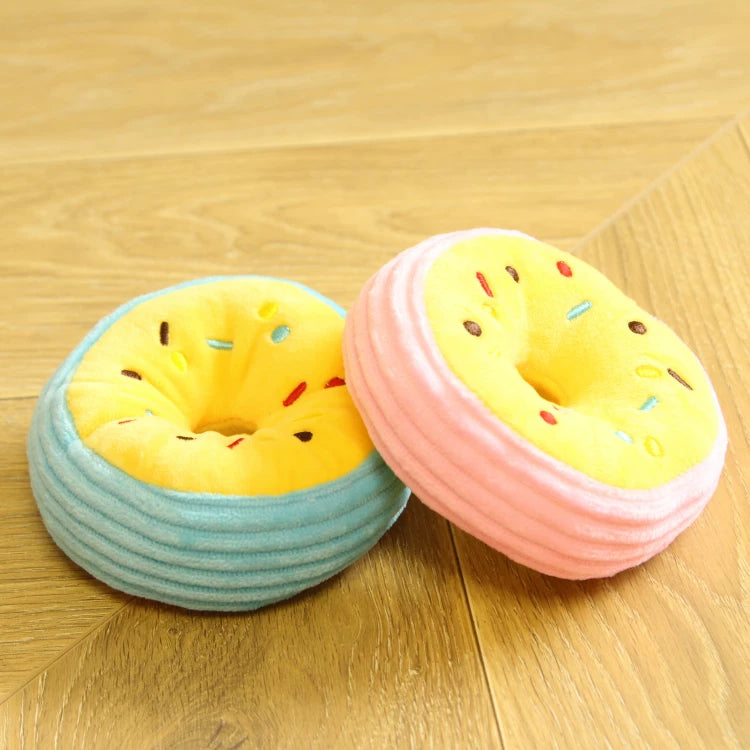 Fandszms | Plush Squeaky Dog Toys with Afternoon Tea Style for Small Dogs