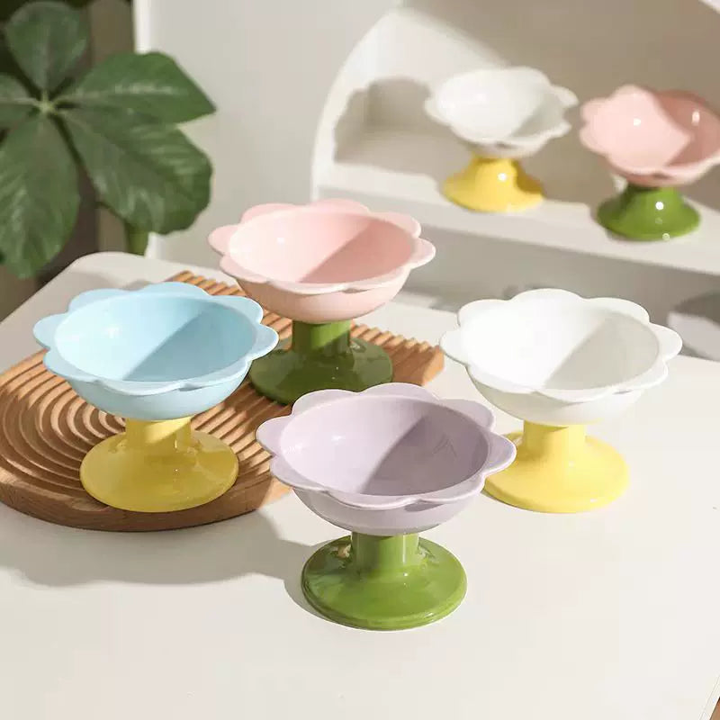 Fandszms | Small Dog Ceramic Feeding Dish for Food and Water
