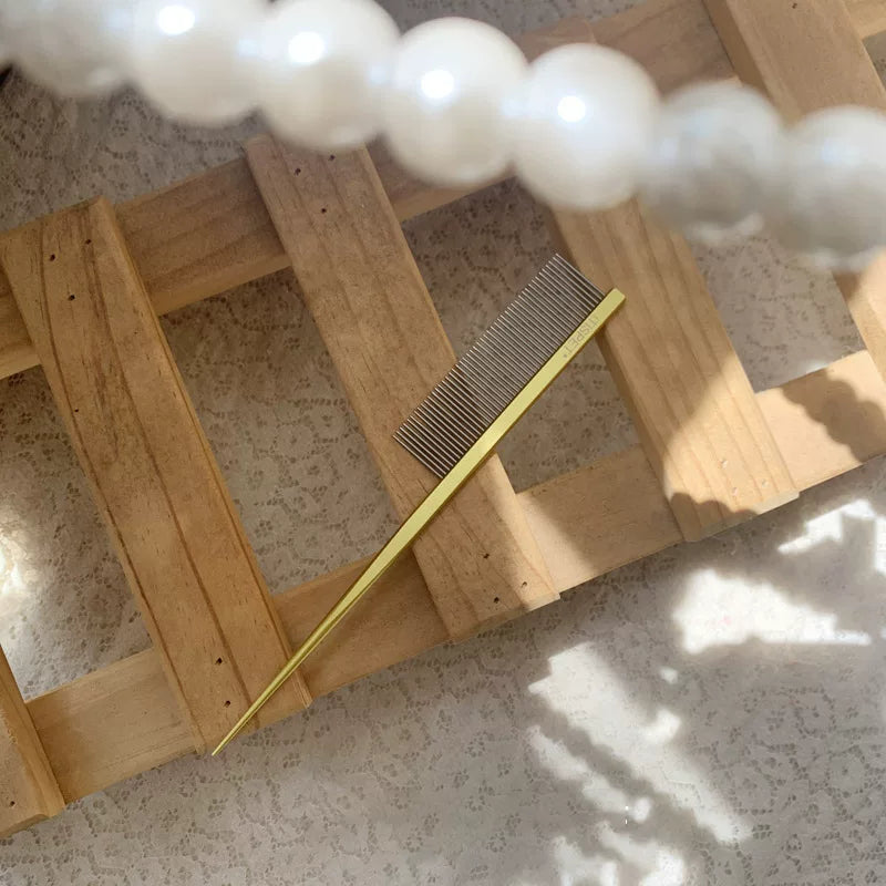 Fandszms | Pet Hair Demarcation Comb for Grooming, Styling, and Sectioning