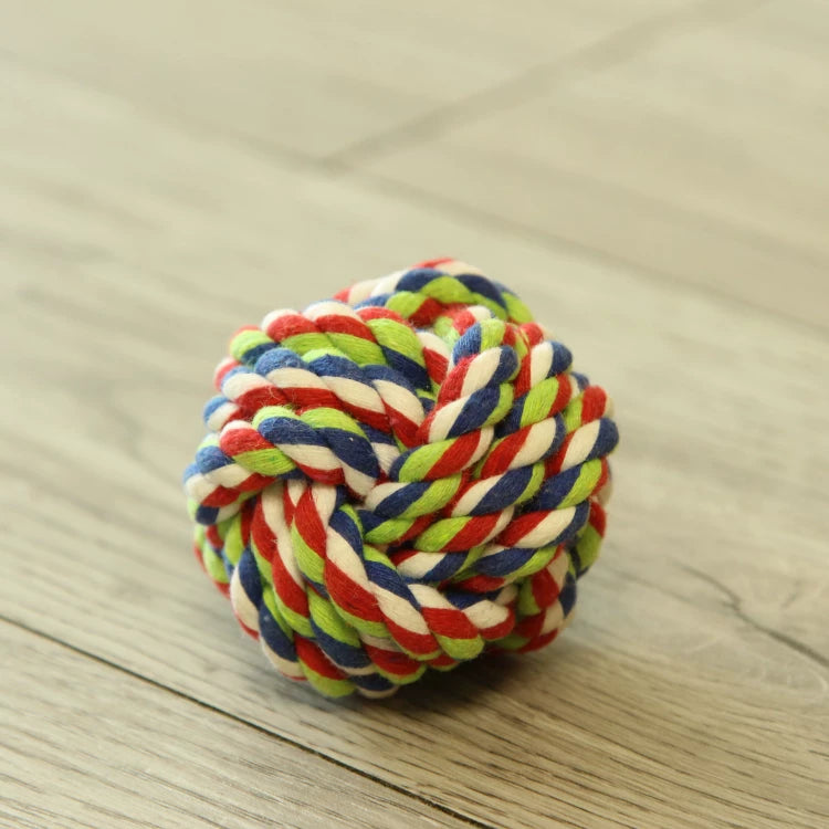 Fandszms | Cotton Rope Dog Toys with Vegetable and Fruit Design for Small Dogs