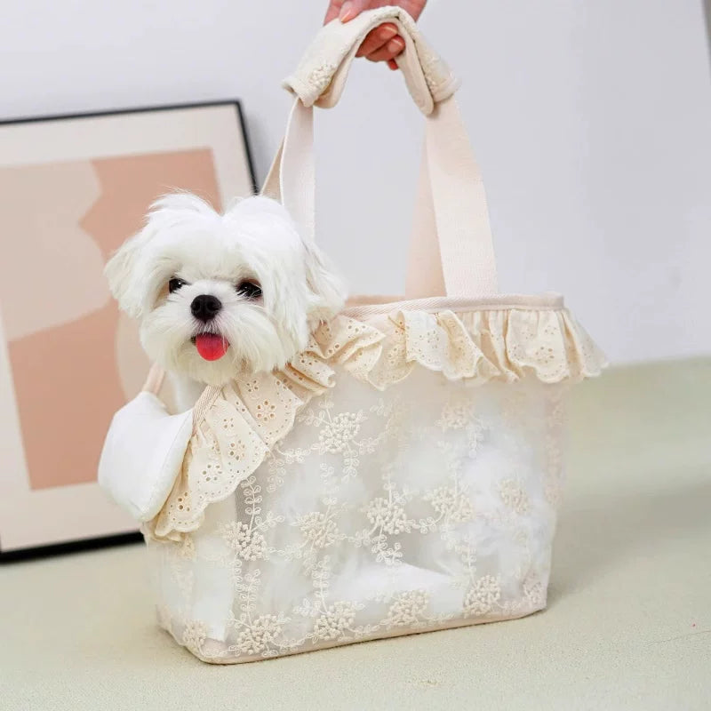 Fandszms | Portable Dog Outing Backpack for Small Pet Carrying