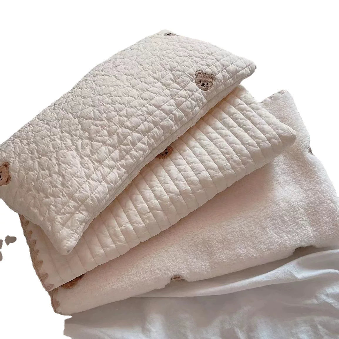 Fandszms | Winter Dog Sleeping Quilt Mat with Bed Blanket Set