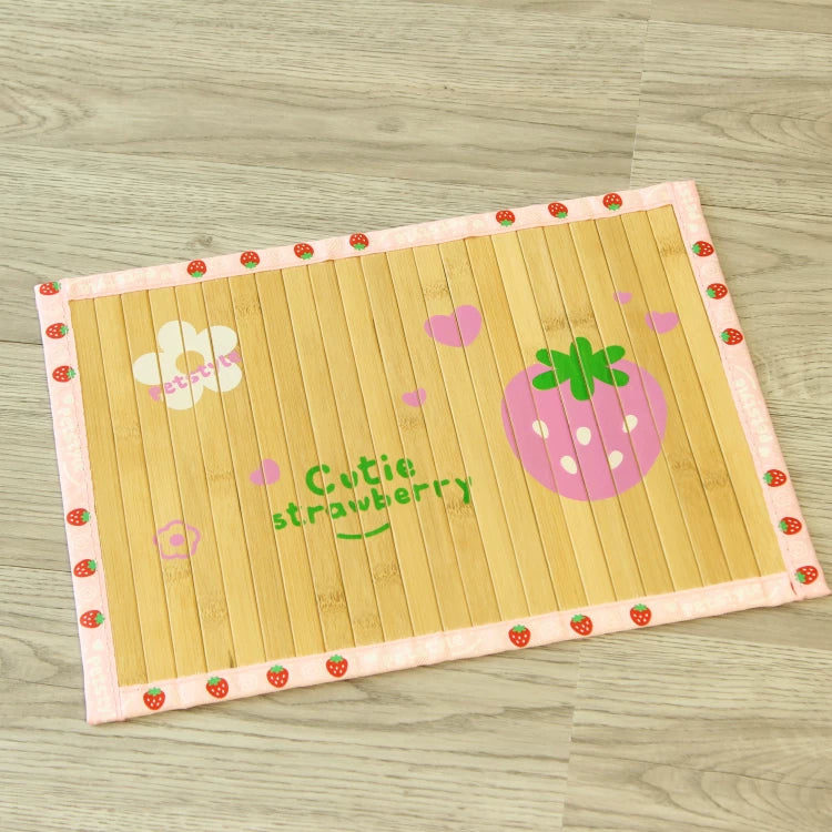 Fandszms | Bamboo Charcoal Cooling Pet Mat for Dogs and Cats Summer Sleeping Pad