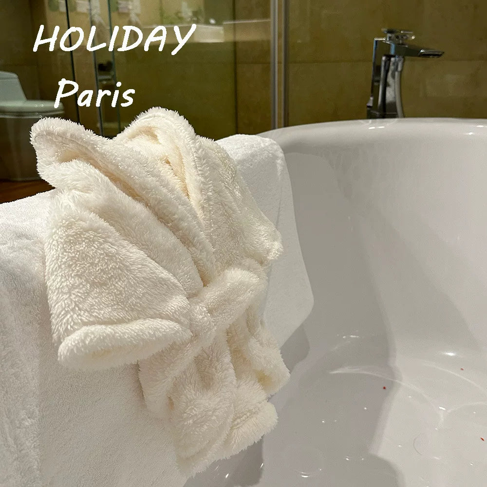 Fandszms | Absorbent Puppy Bathrobe Towel for Small Dogs After Bath