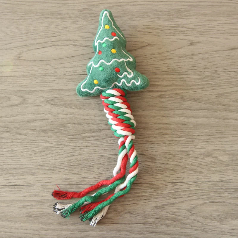 Fandszms | Cotton Rope Dog Toys with Vegetable and Fruit Design for Small Dogs