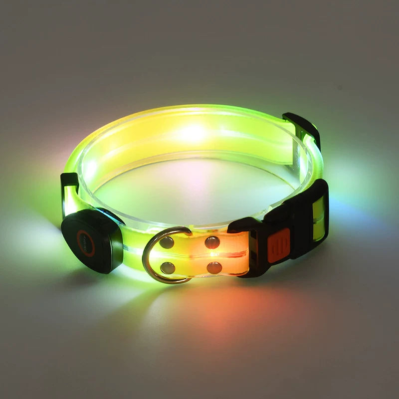 Fandszms | Glowing Pet Collar with LED Night Light for Dogs
