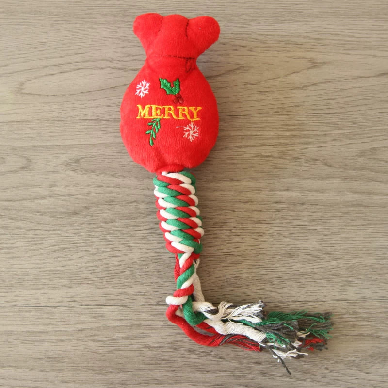 Fandszms | Cotton Rope Dog Toys with Vegetable and Fruit Design for Small Dogs